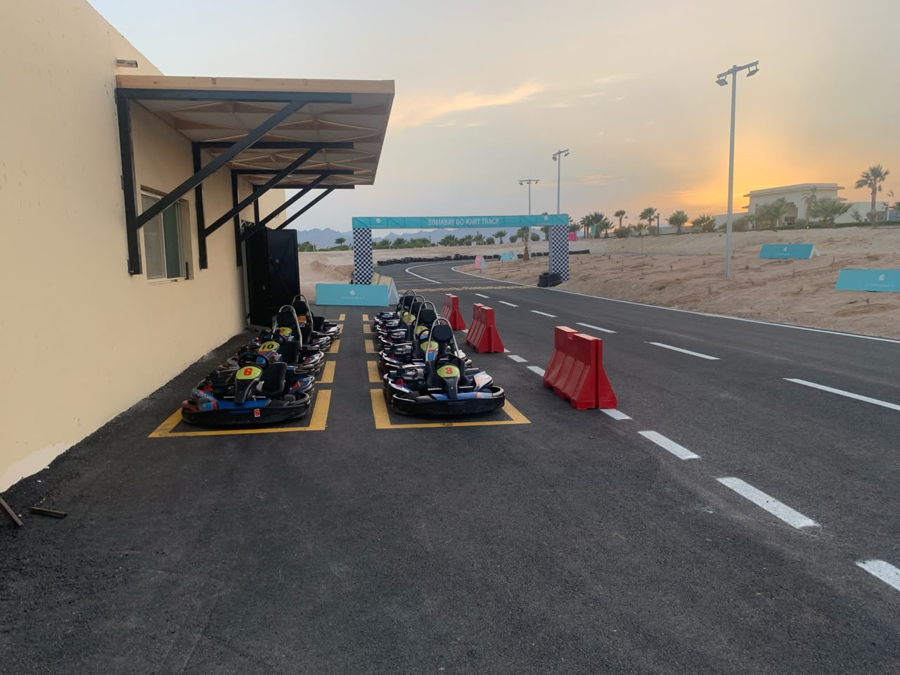Soma Raceway at sunset 6